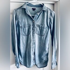 J.Crew Light Blue Denim Shirt